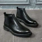Sizes 38-48 Chelsea Boots  Leather Shoes Men's Leather Boots - Image 3