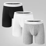 Premium Moisture Wicking Men's Underwear Custom Boxer Shorts Odor Control Organic Cotton Mens Underwear - Image 2